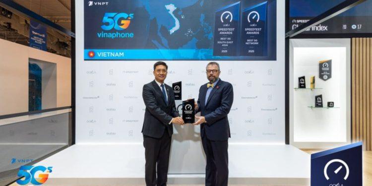 VinaPhone khẳng định vị thế trên bản đồ công nghệ số khu vực và thế giới với danh hiệu Best 5G Network