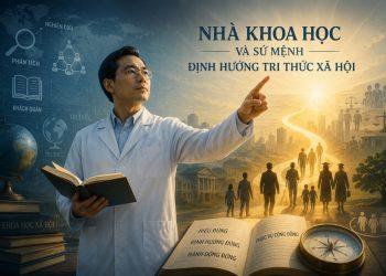 Nhà khoa học và sứ mệnh định hướng tri thức xã hội