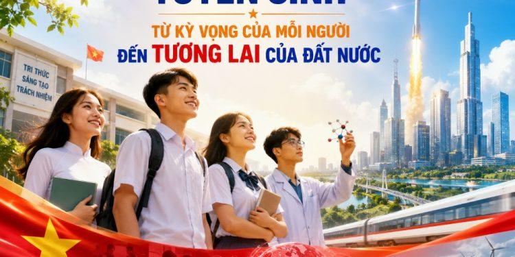 Tuyển sinh – Từ kỳ vọng của mỗi người đến tương lai của đất nước