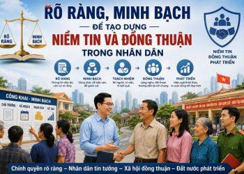 Rõ ràng, minh bạch để tạo dựng niềm tin và đồng thuận trong Nhân dân