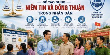 Rõ ràng, minh bạch để tạo dựng niềm tin và đồng thuận trong Nhân dân